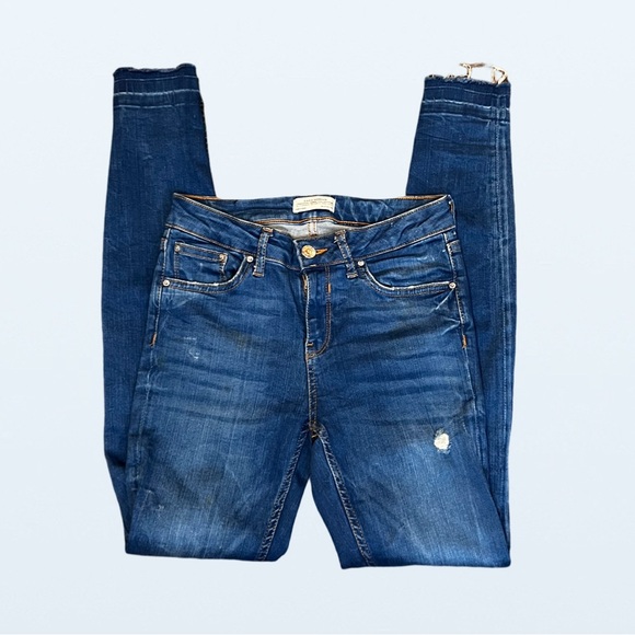 Zara Premium Denim Collection Medium Wash Midrise Jeans, Women’s Size 4 - Picture 4 of 6